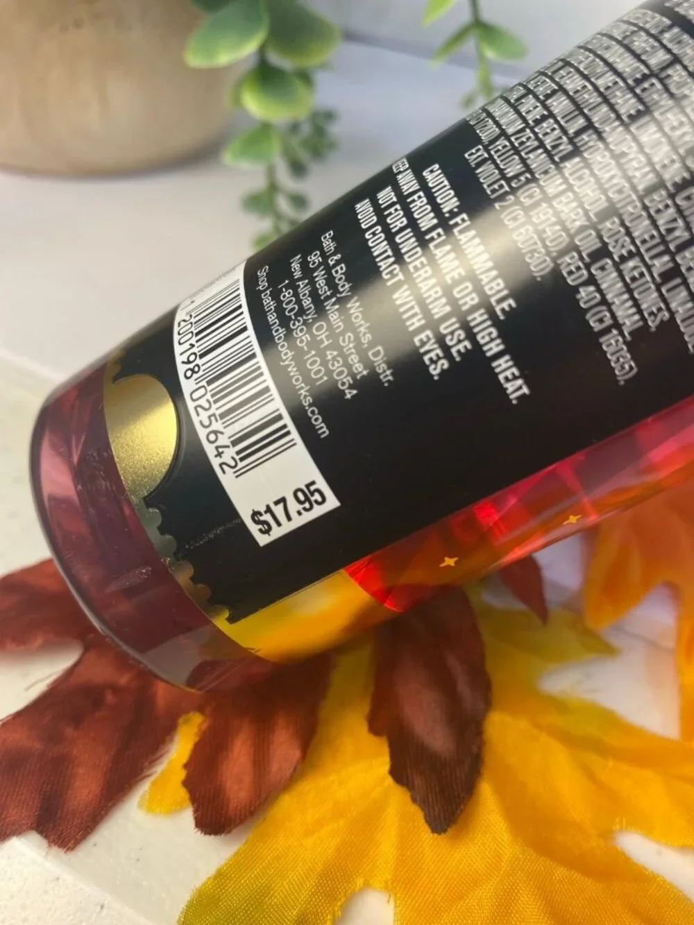 Bath & Body Works or red